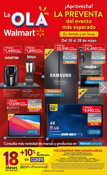 Folleto actual Walmart - 26.5.2023 - 28.5.2023.