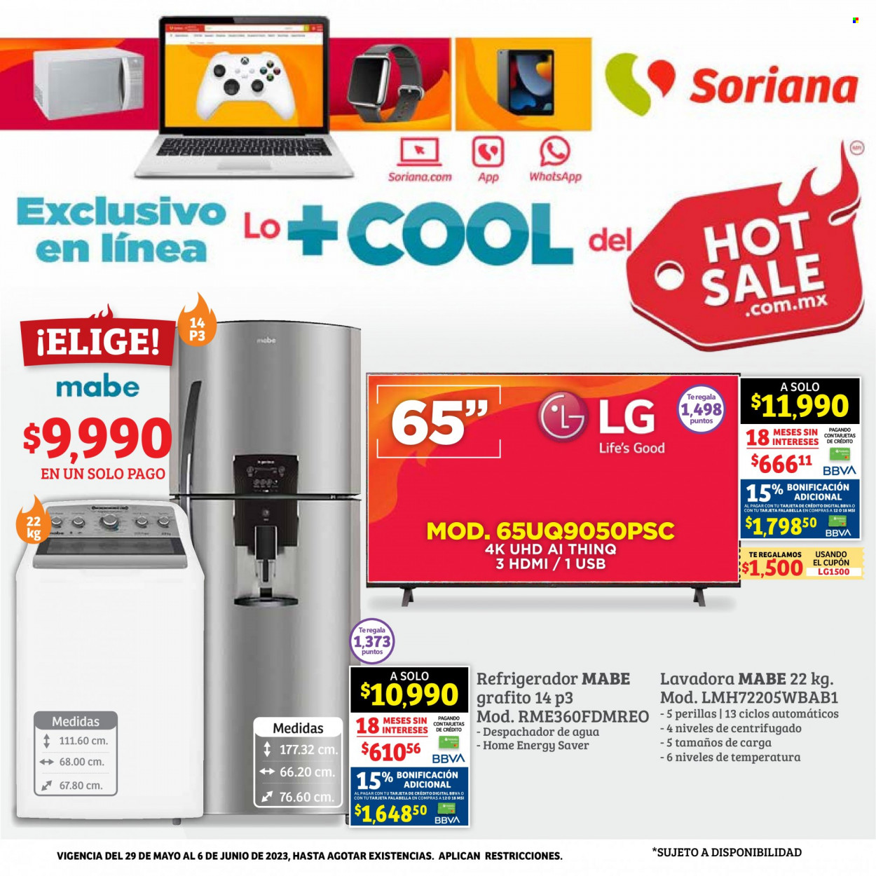 Catálogo Soriana - 29.5.2023 - 6.6.2023. Página 1