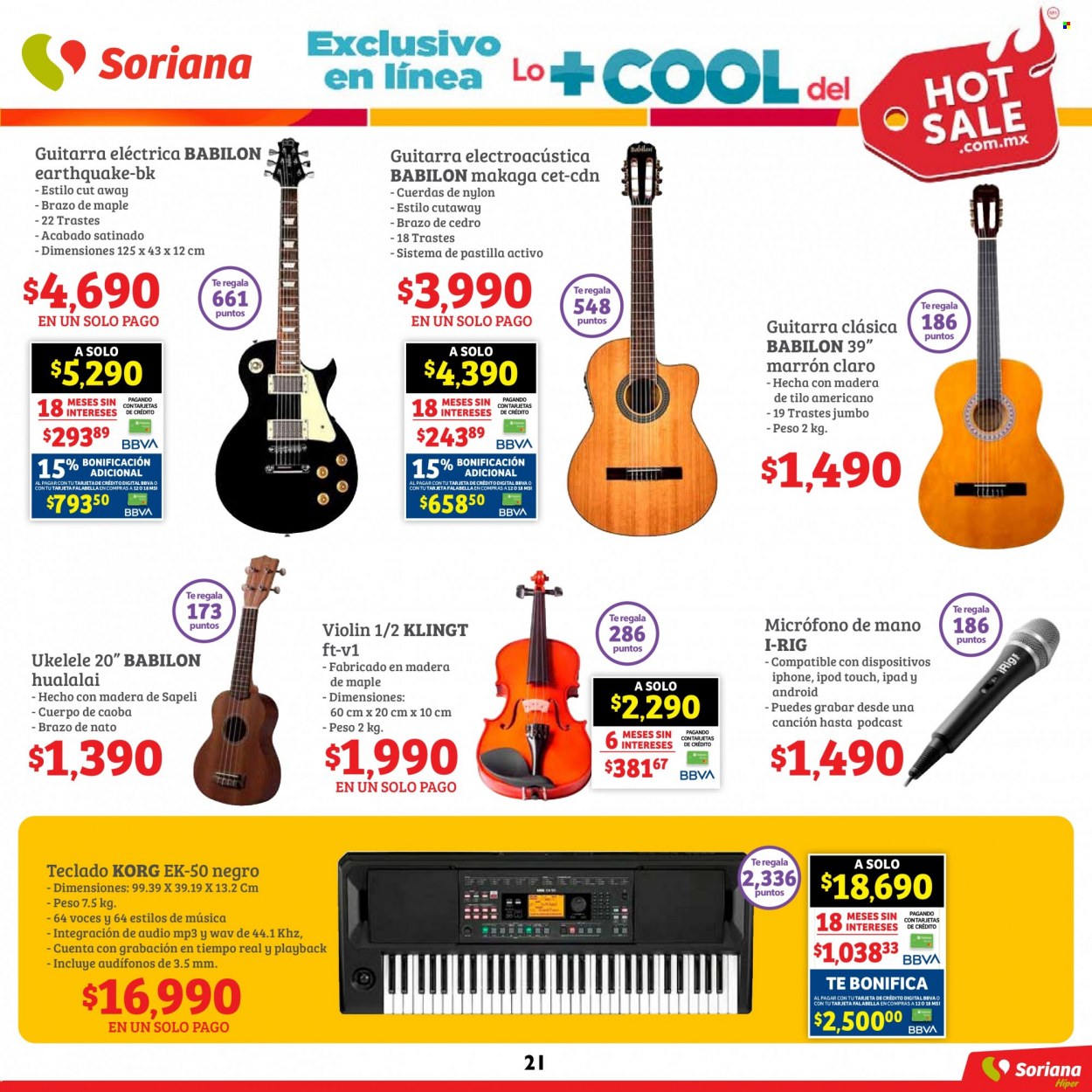 Catálogo Soriana - 29.5.2023 - 6.6.2023. Página 21