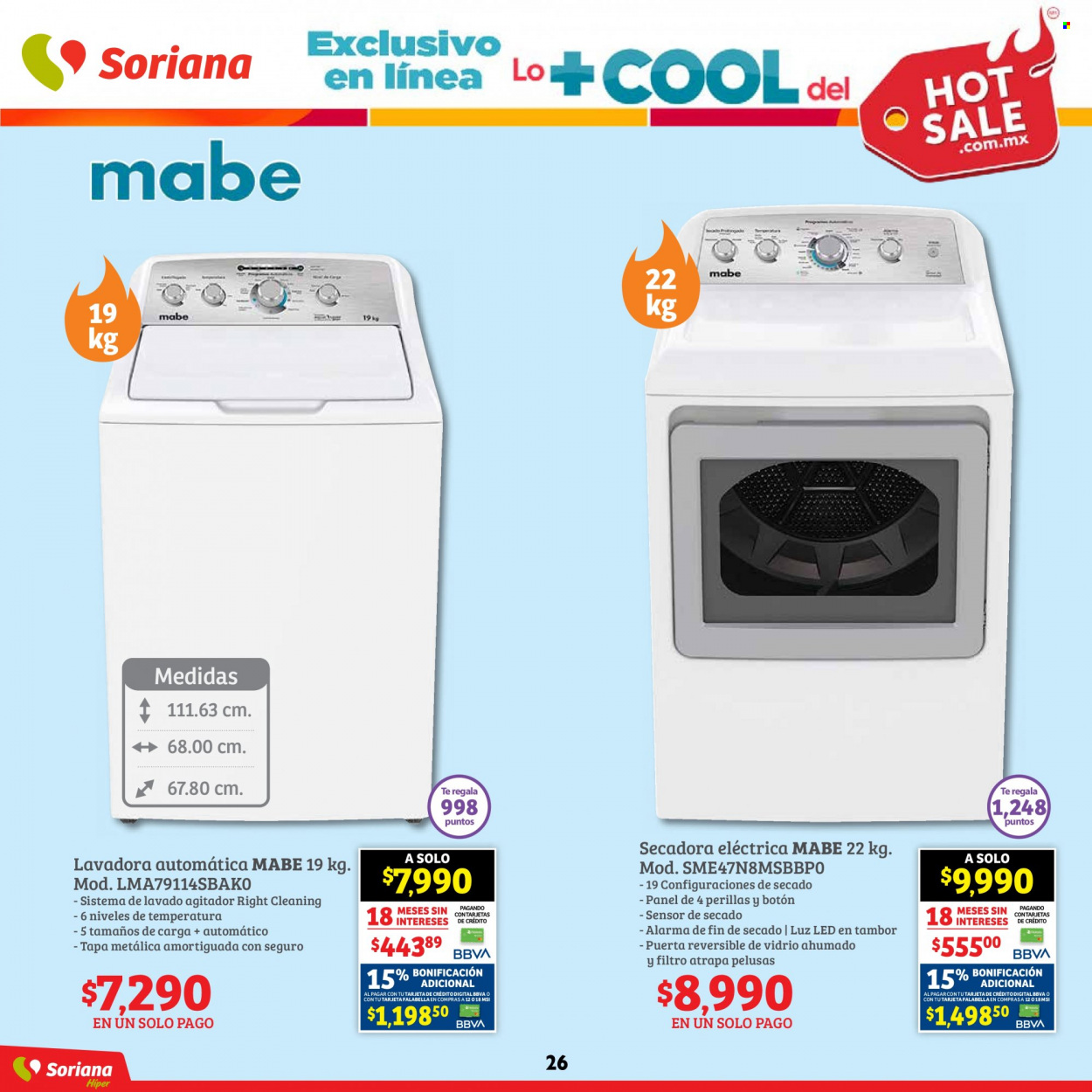 Catálogo Soriana - 29.5.2023 - 6.6.2023. Página 26