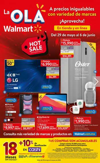 Folleto actual Walmart - 29.5.2023 - 6.7.2023.