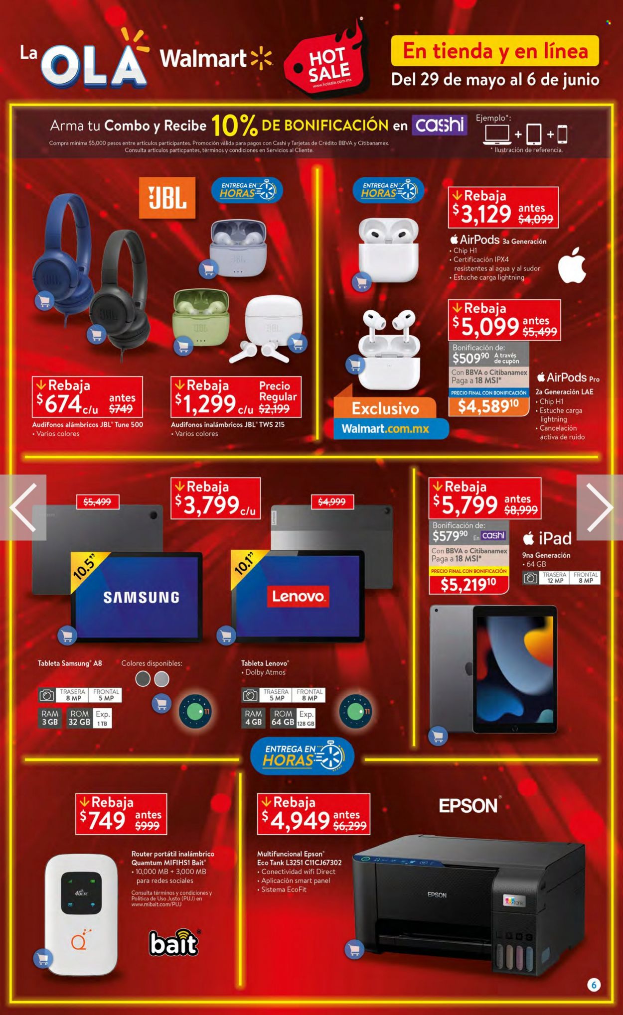 Catálogo Walmart - 29.5.2023 - 6.6.2023. Página 6