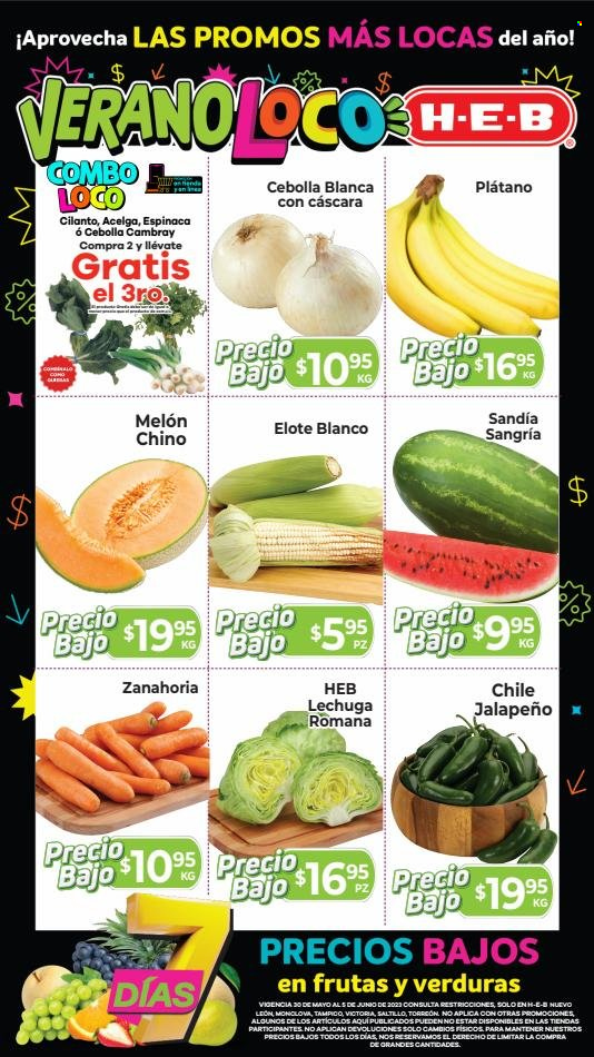 Catálogo H-E-B - 30.5.2023 - 5.6.2023. Página 1