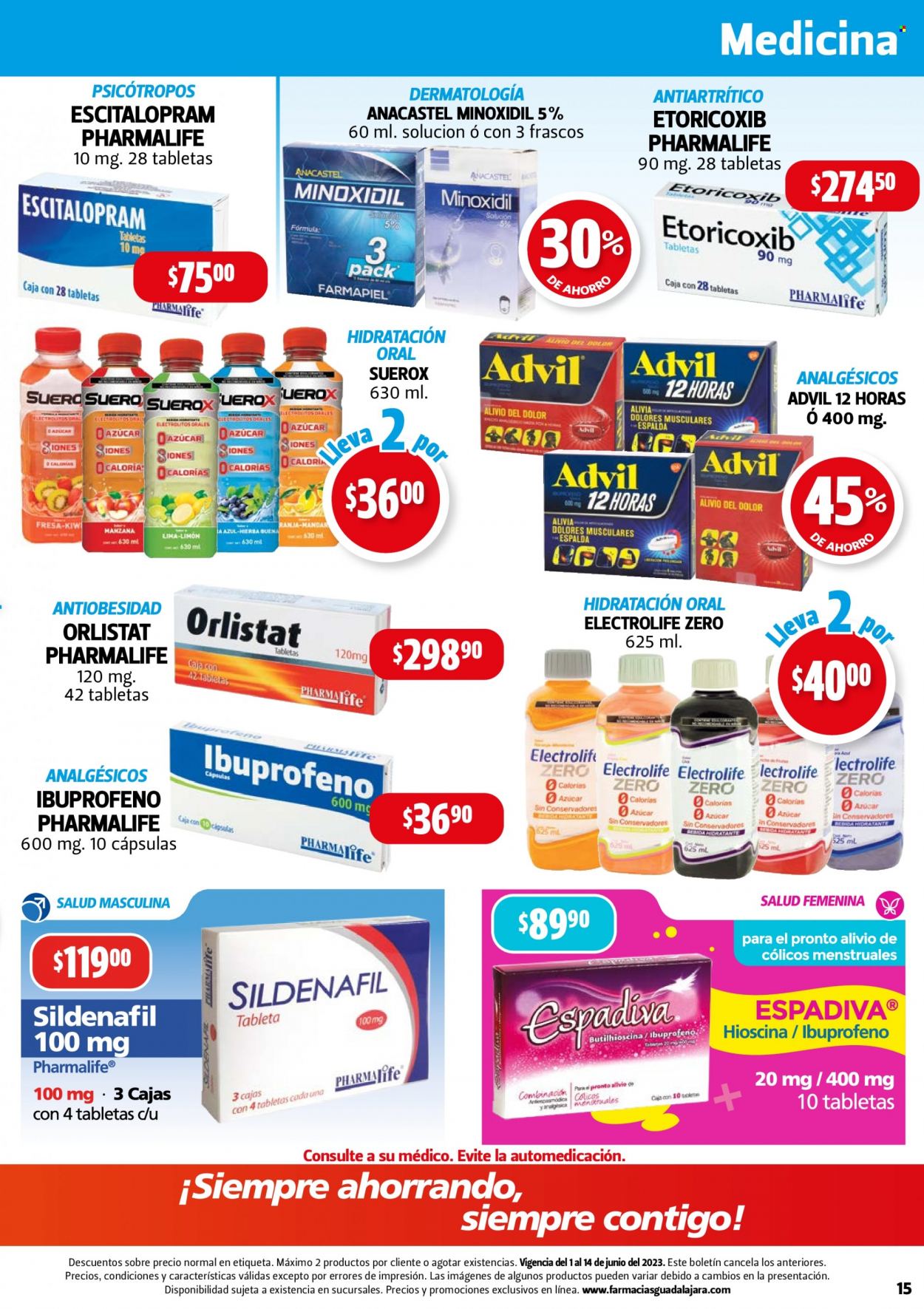 Catálogo Farmacias Guadalajara - 1.6.2023 - 14.6.2023. Página 15