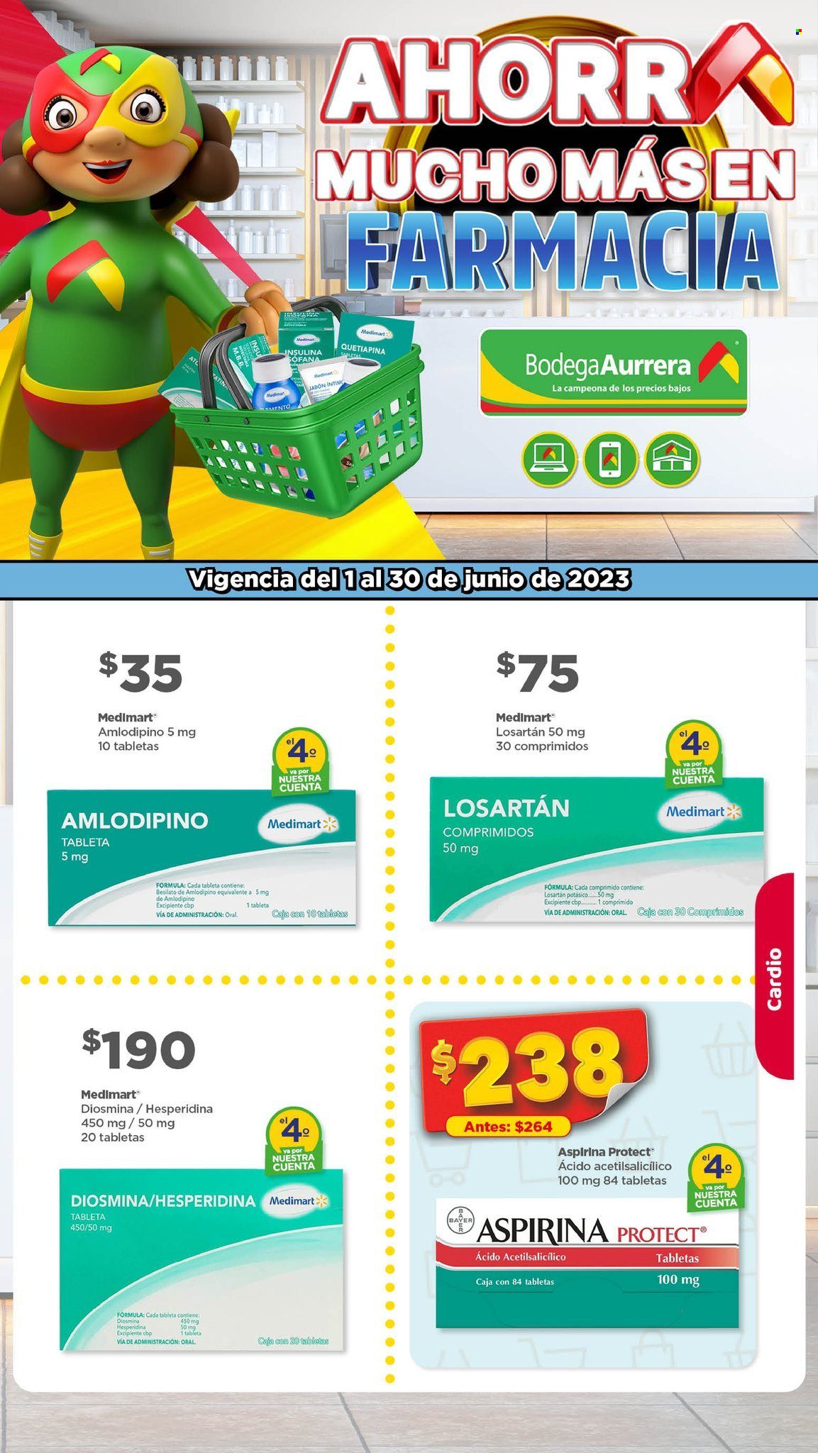 Catálogo Bodega Aurrerá - 1.6.2023 - 30.6.2023. Página 1