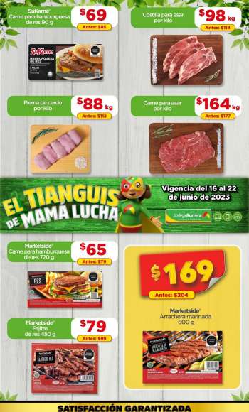 Folleto actual Bodega Aurrerá - 16.6.2023 - 22.6.2023.