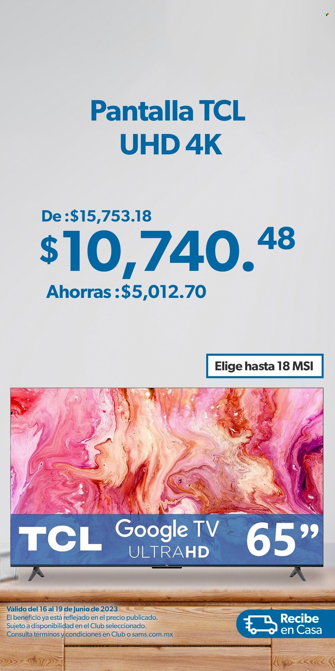 Catálogo Sam's Club - 16.6.2023 - 19.6.2023. Página 1
