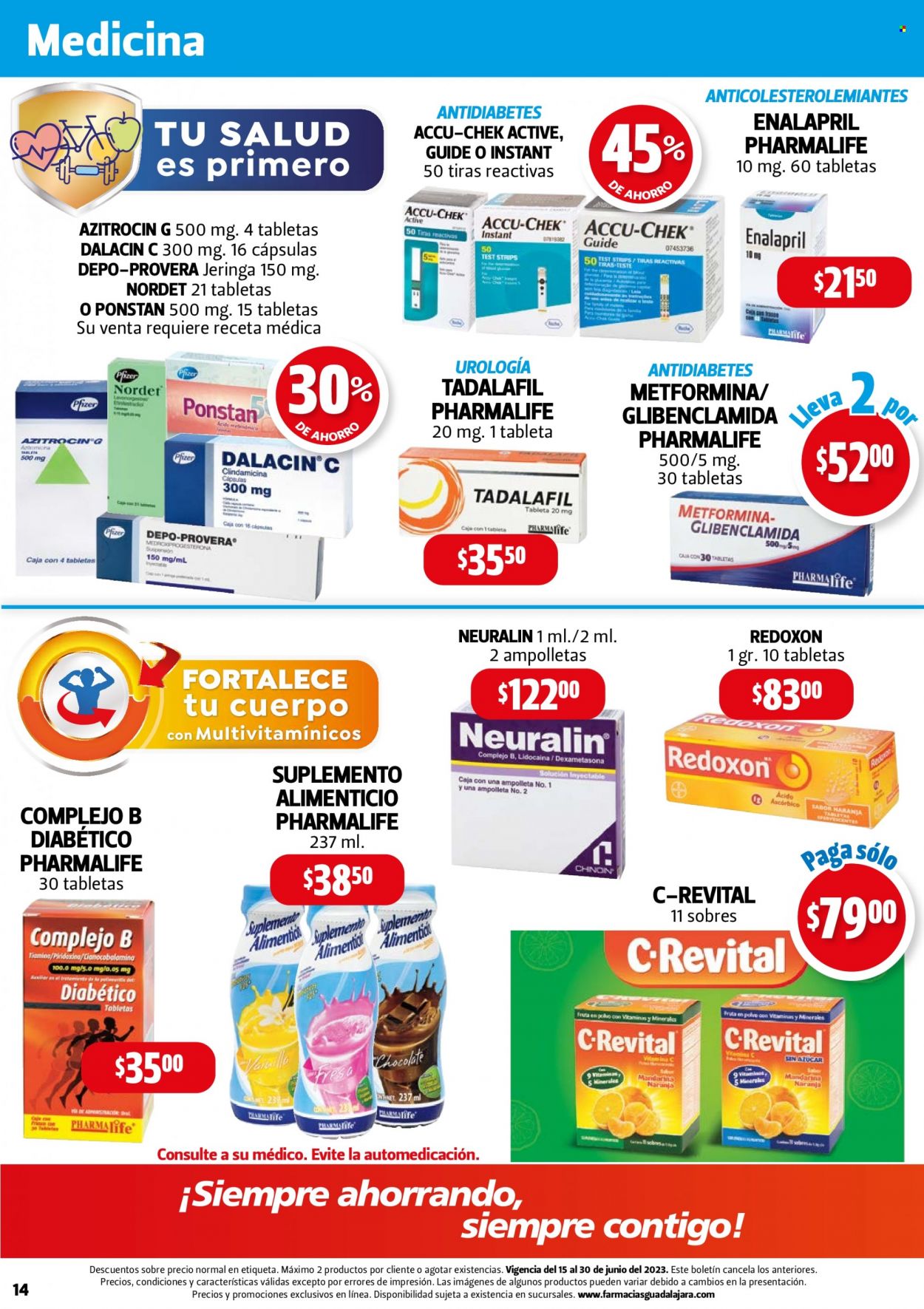 Catálogo Farmacias Guadalajara - 15.6.2023 - 30.6.2023. Página 14