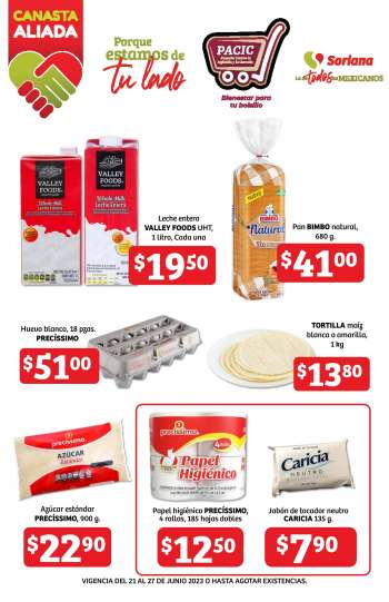 Folleto actual Soriana - 21.6.2023 - 27.6.2023.