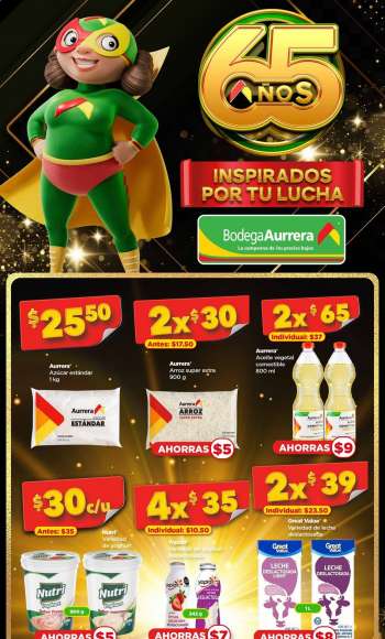 Folleto actual Bodega Aurrerá - 28.6.2023 - 18.7.2023.