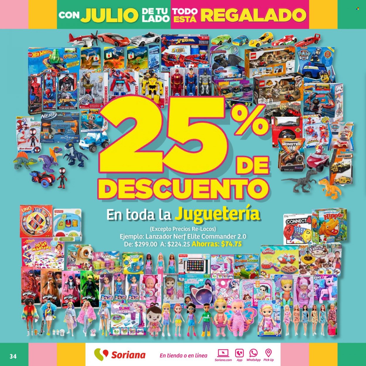 Catálogo Soriana Híper - 29.6.2023 - 5.7.2023. Página 34