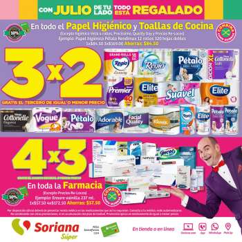Folleto actual Soriana Súper - 29.6.2023 - 5.7.2023.