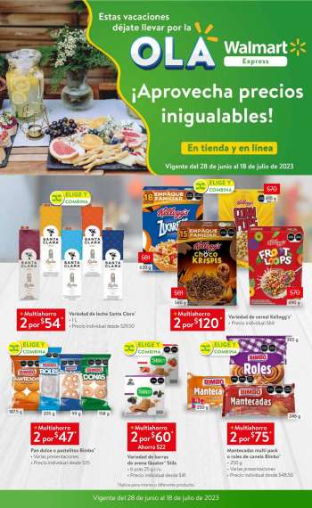 Folleto actual Walmart Express - 28.6.2023 - 18.7.2023.