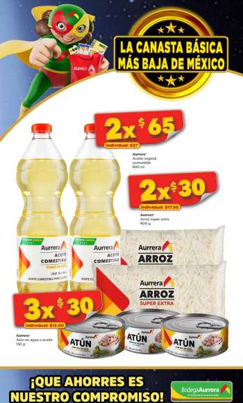 Folleto actual Bodega Aurrerá - 1.7.2023 - 30.7.2023.