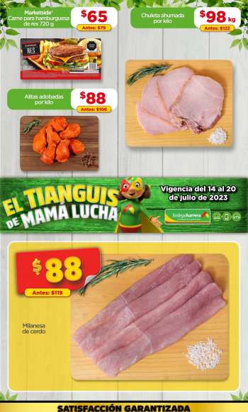 Folleto actual Bodega Aurrerá - 14.7.2023 - 20.7.2023.