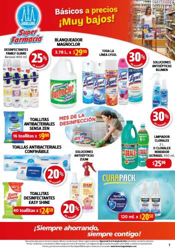 Folleto actual Farmacias Guadalajara - 15.7.2023 - 31.7.2023.