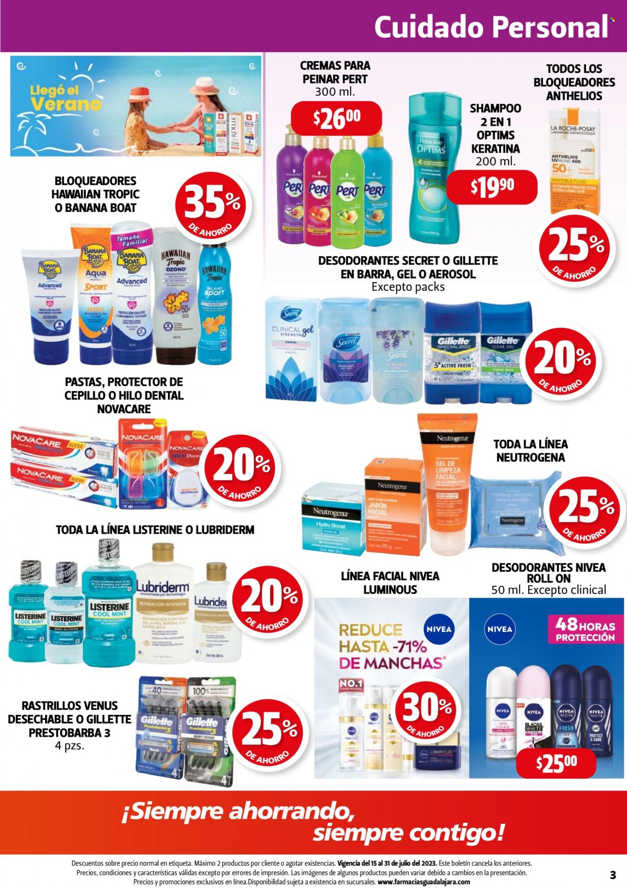 Catálogo Farmacias Guadalajara - 15.7.2023 - 31.7.2023. Página 3