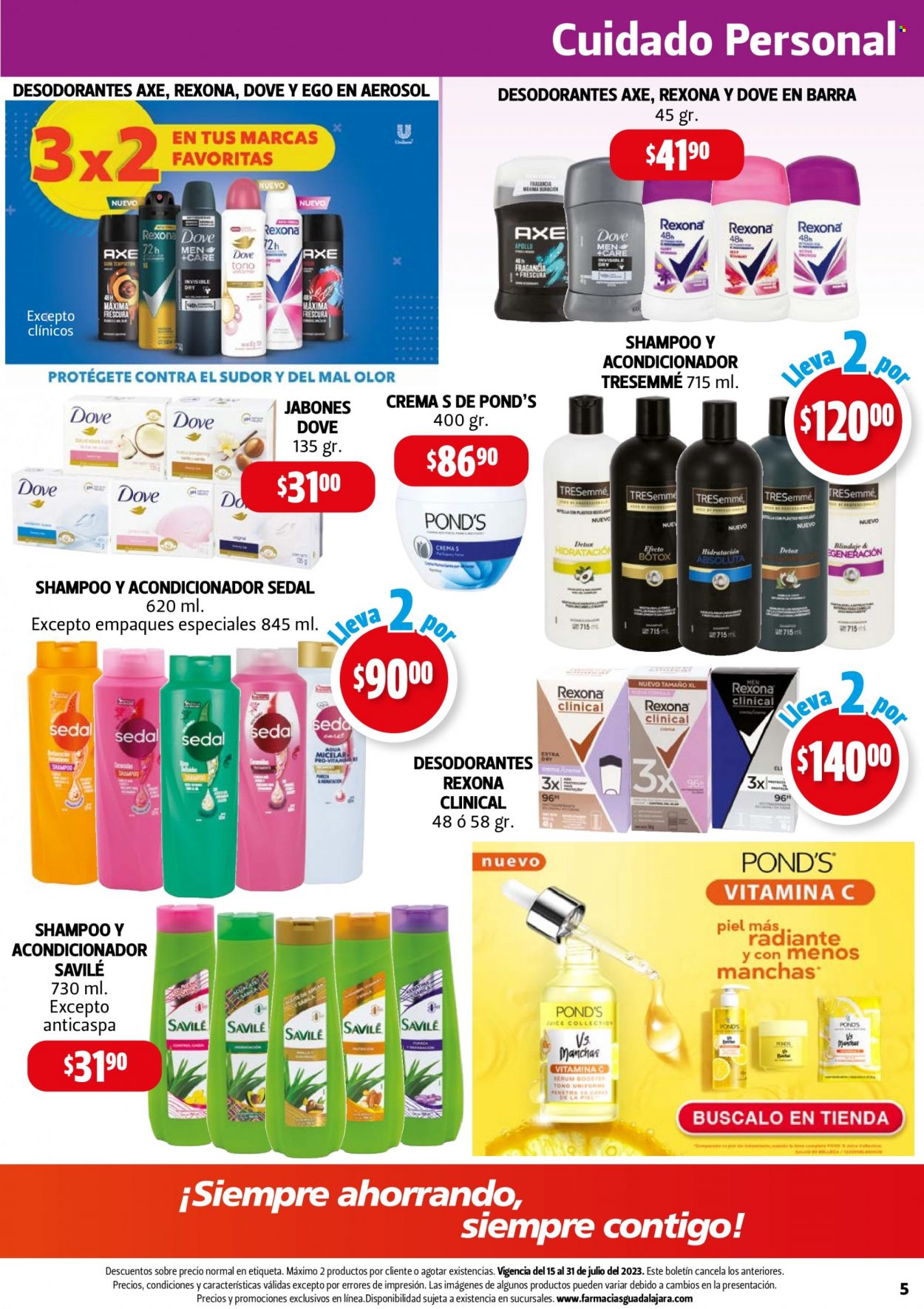 Catálogo Farmacias Guadalajara - 15.7.2023 - 31.7.2023. Página 5