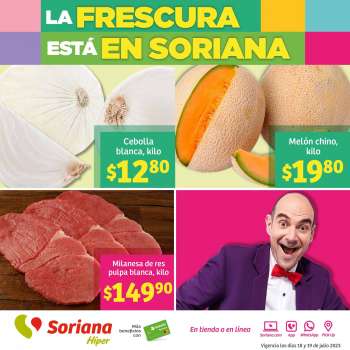 Folleto actual Soriana Híper - 18.7.2023 - 19.7.2023.