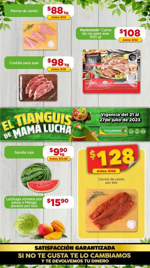 Catálogo Bodega Aurrerá - 21.7.2023 - 27.7.2023. Página 1