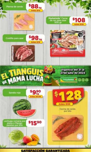 Folleto actual Bodega Aurrerá - 21.7.2023 - 27.7.2023.