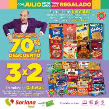 Folleto actual Soriana Híper - 27.7.2023 - 2.8.2023.