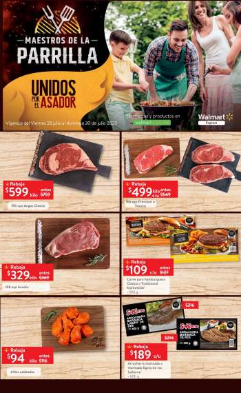 Folleto actual Walmart Express - 28.7.2023 - 30.7.2023.
