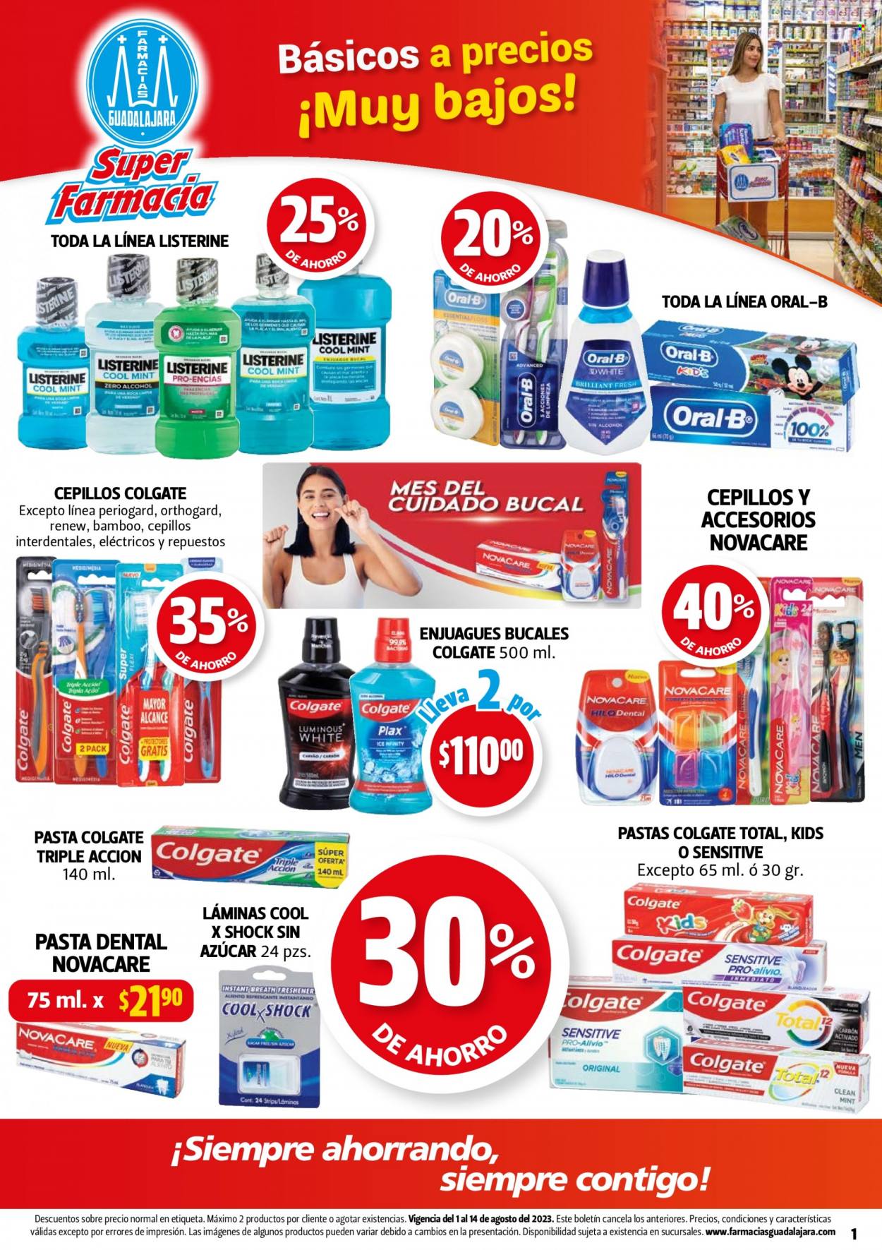 Catálogo Farmacias Guadalajara - 1.8.2023 - 14.8.2023. Página 1