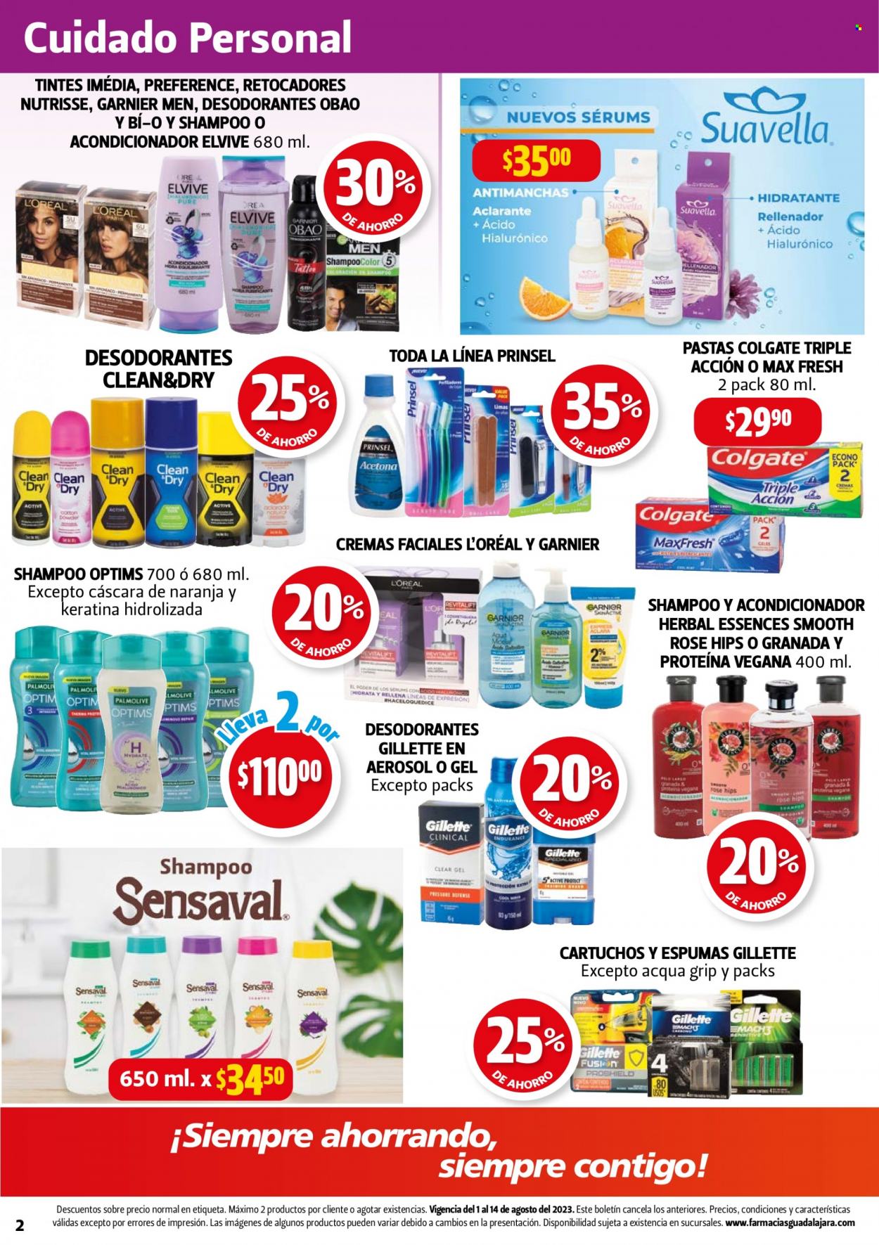 Catálogo Farmacias Guadalajara - 1.8.2023 - 14.8.2023. Página 2