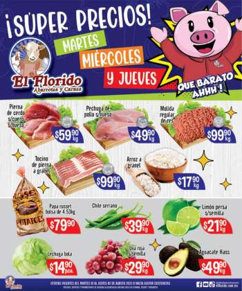 Folleto actual El Florido - 1.8.2023 - 3.8.2023.