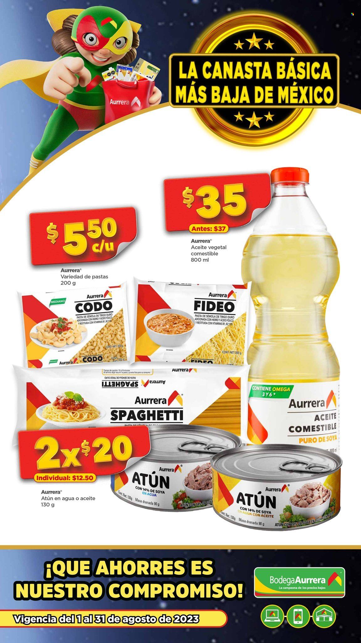 Catálogo Bodega Aurrerá - 1.8.2023 - 31.8.2023. Página 1