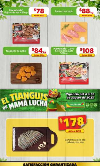Folleto actual Bodega Aurrerá - 4.8.2023 - 10.8.2023.