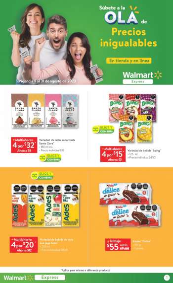 Folleto actual Walmart Express - 9.8.2023 - 31.8.2023.