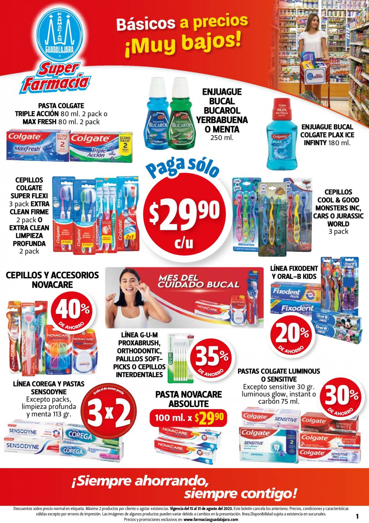 Catálogo Farmacias Guadalajara - 15.8.2023 - 31.8.2023. Página 1
