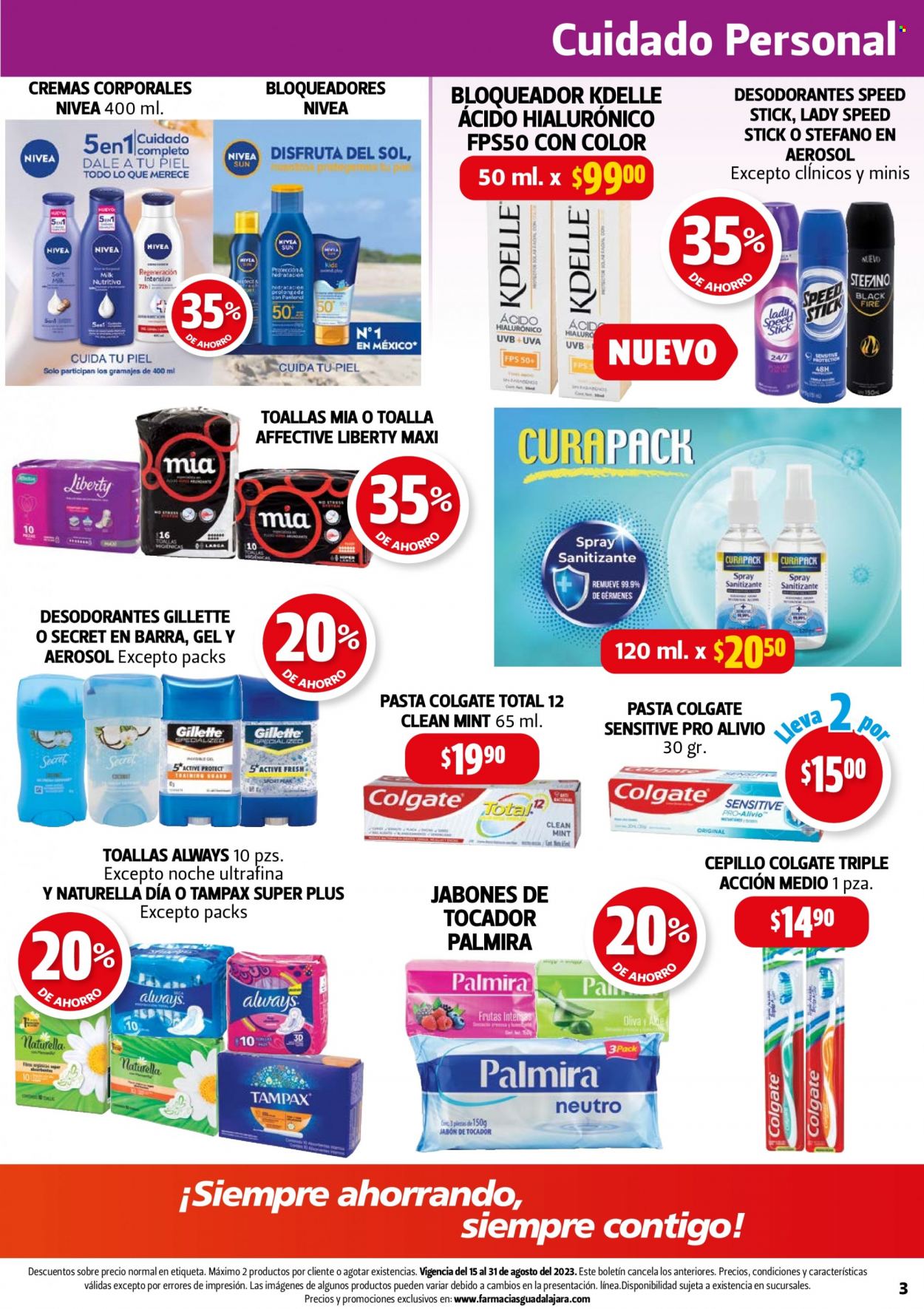 Catálogo Farmacias Guadalajara - 15.8.2023 - 31.8.2023. Página 3