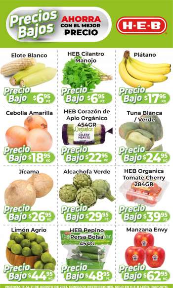 Folleto actual H-E-B - 15.8.2023 - 21.8.2023.