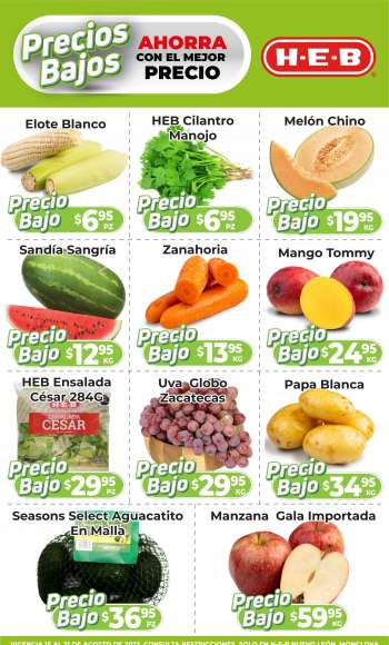 Folleto actual H-E-B - 15.8.2023 - 21.8.2023.