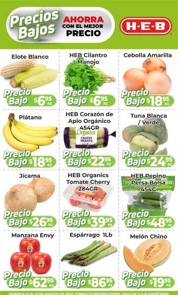 Folleto actual H-E-B - 15.8.2023 - 17.8.2023.