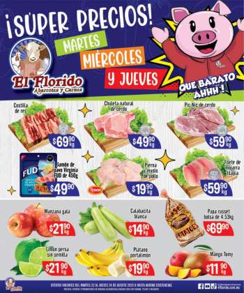 Folleto actual El Florido - 22.8.2023 - 24.8.2023.
