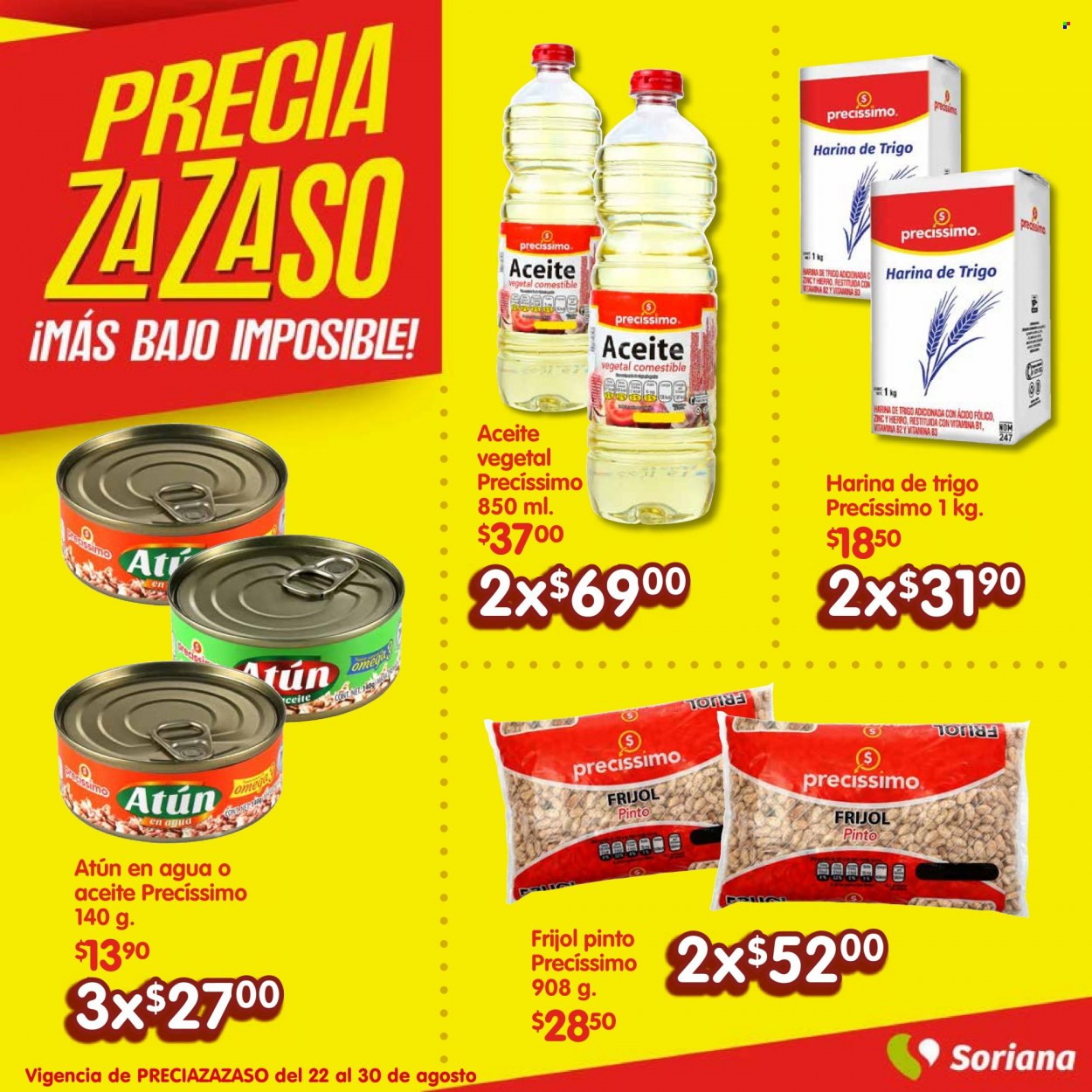 Catálogo Soriana Súper - 22.8.2023 - 30.8.2023. Página 1