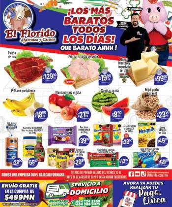 Folleto actual El Florido - 25.8.2023 - 28.8.2023.