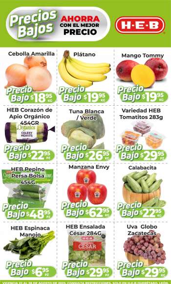 Folleto actual H-E-B - 22.8.2023 - 28.8.2023.