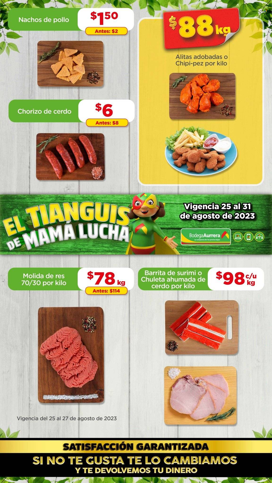 Catálogo Bodega Aurrerá - 25.8.2023 - 31.8.2023. Página 1