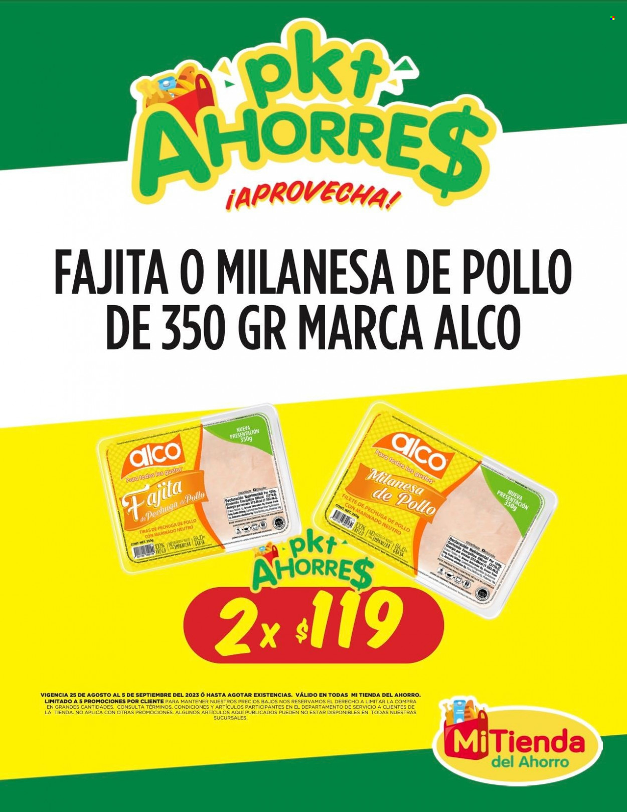 Catálogo Mi Tienda de Ahorro - 25.8.2023 - 5.9.2023. Página 1