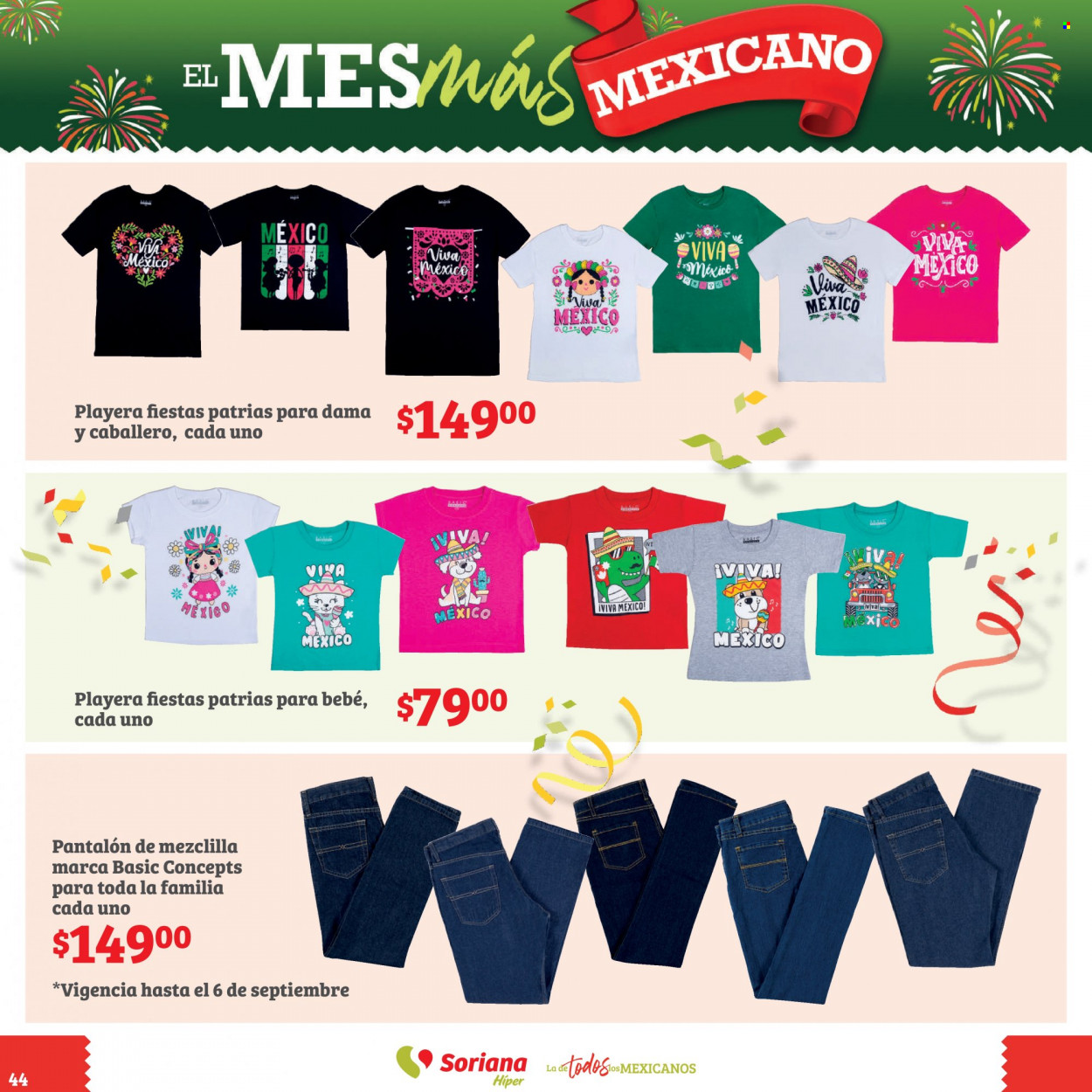 Catálogo Soriana Híper - 31.8.2023 - 13.9.2023. Página 44