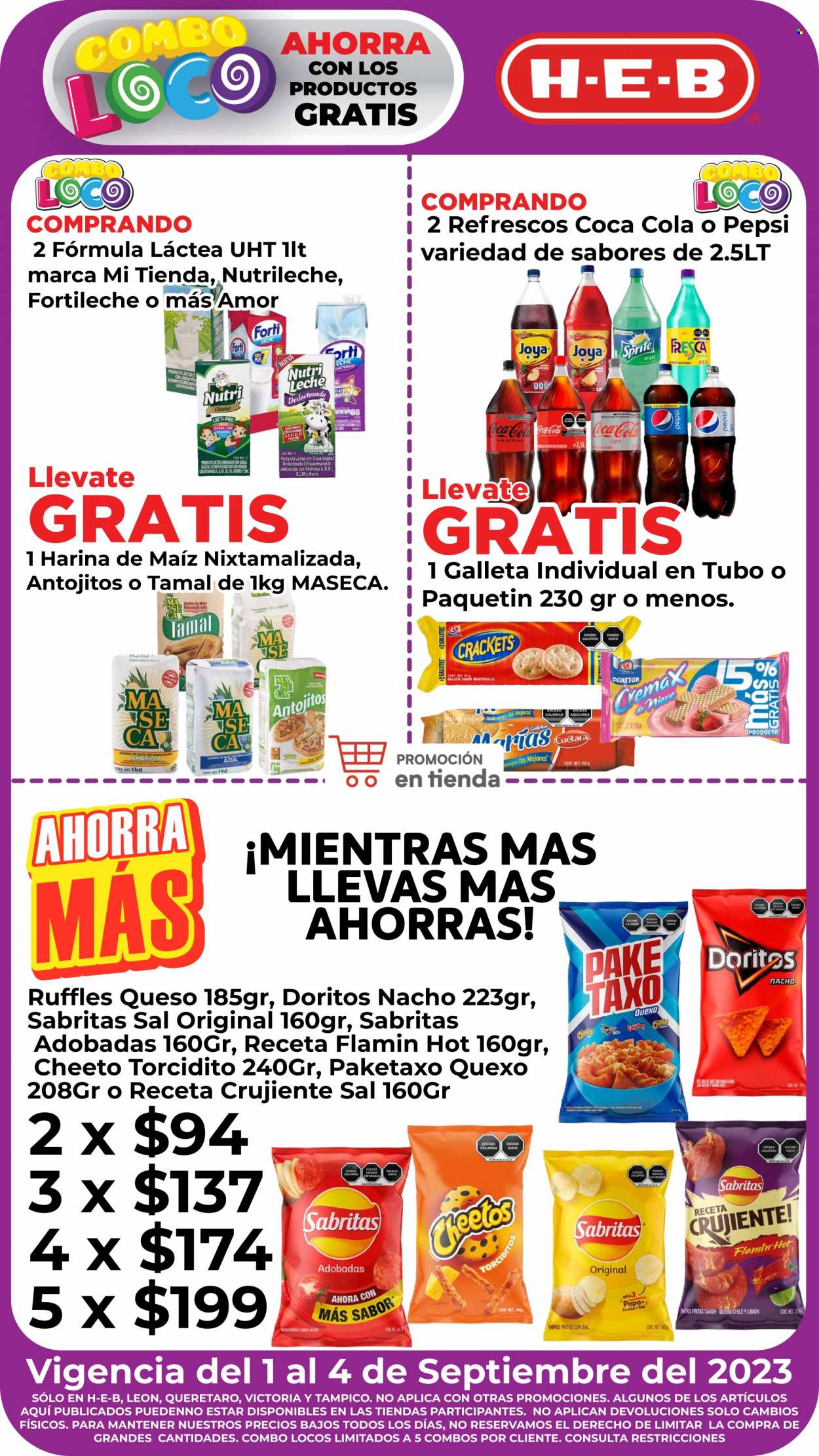 Catálogo H-E-B - 1.9.2023 - 4.9.2023. Página 1