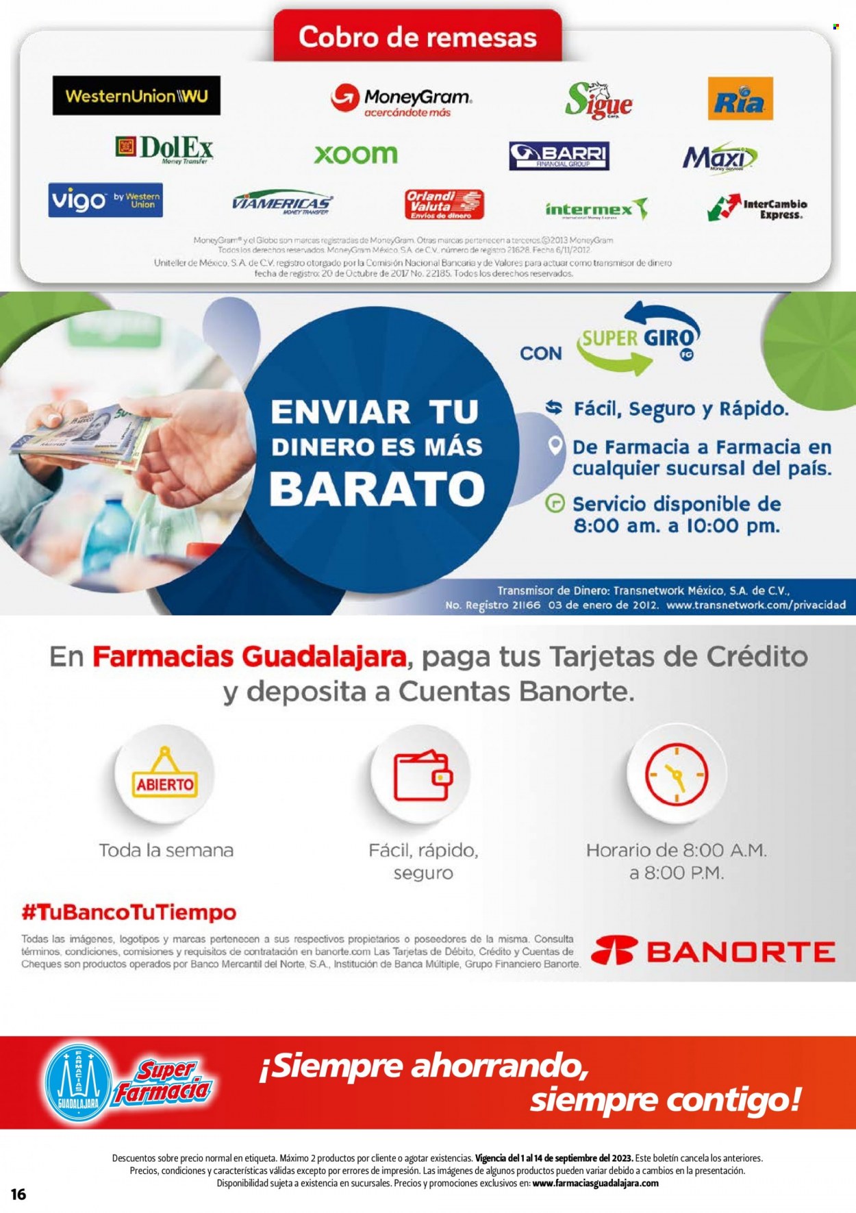 Catálogo Farmacias Guadalajara - 1.9.2023 - 14.9.2023. Página 16
