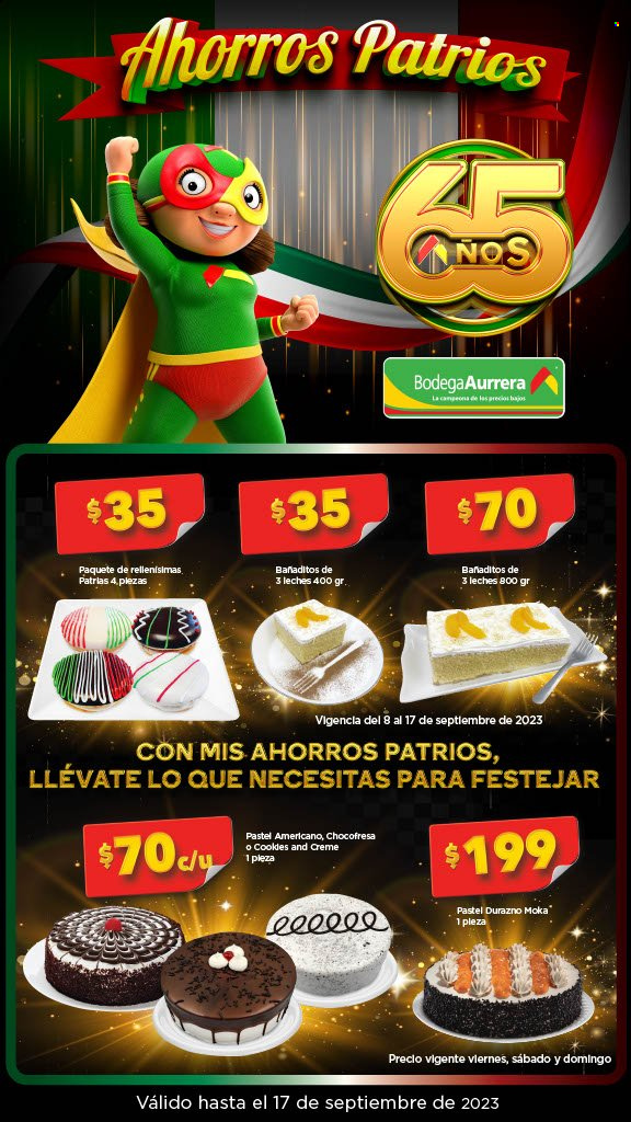 Catálogo Bodega Aurrerá - 8.9.2023 - 17.9.2023. Página 1
