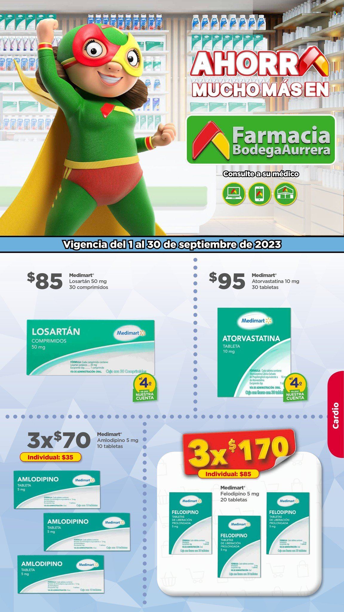 Catálogo Bodega Aurrerá - 1.9.2023 - 30.9.2023. Página 1