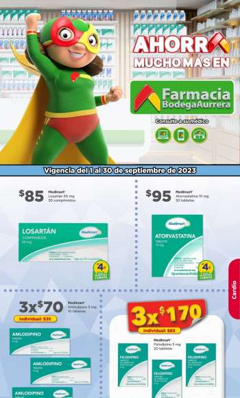 Folleto actual Bodega Aurrerá - 1.9.2023 - 30.9.2023.